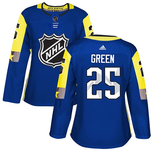 Adidas Red Wings #25 Mike Green Royal 2018 All-Star Atlantic Division Authentic Women's Stitched NHL Jersey